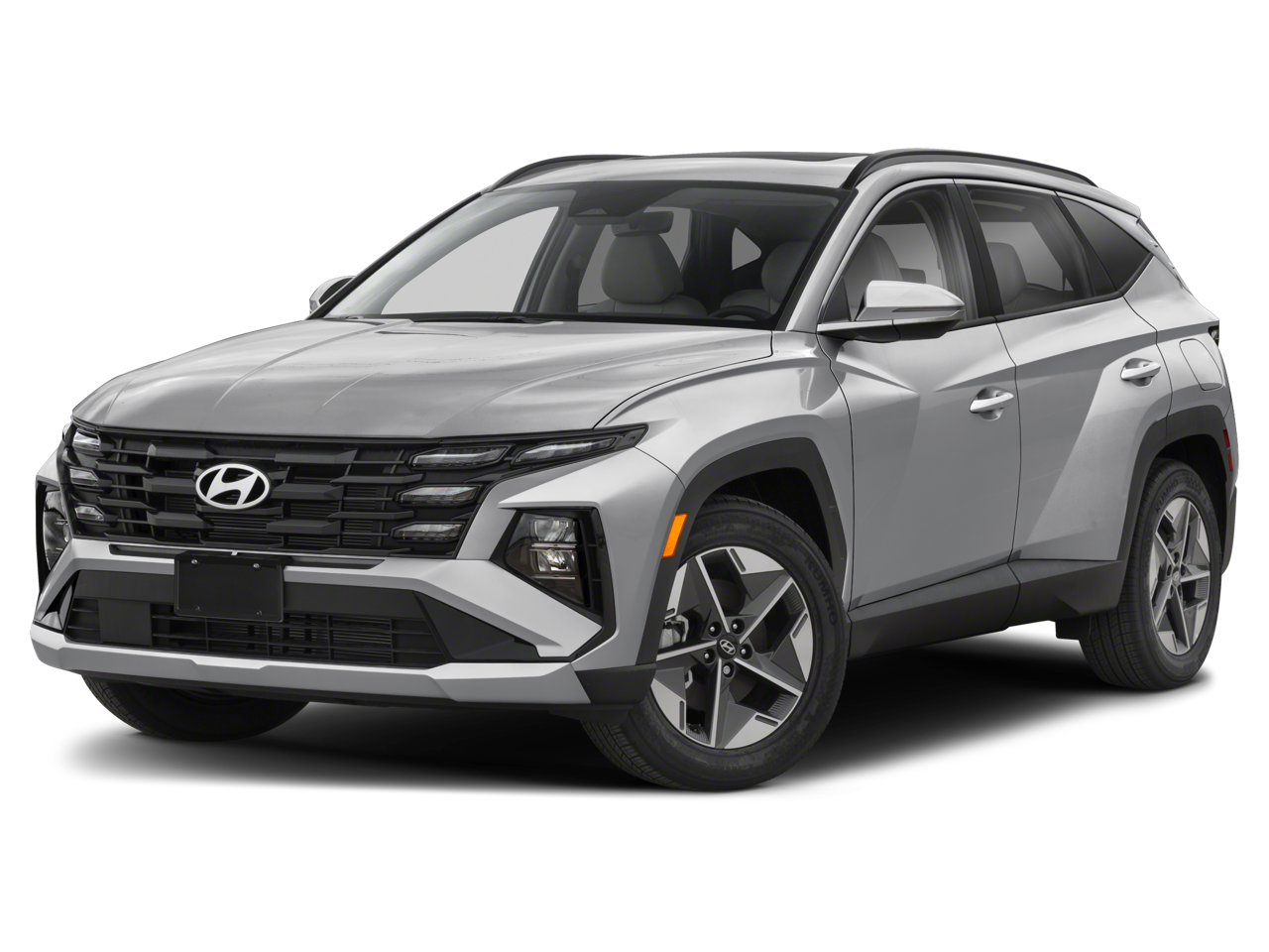 2026 Hyundai TUCSON SEL Premium in Blue — front three-quarter view