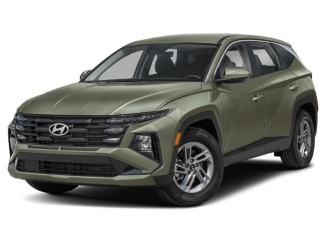 2026 Hyundai TUCSON SE AWD in Green — front three-quarter view