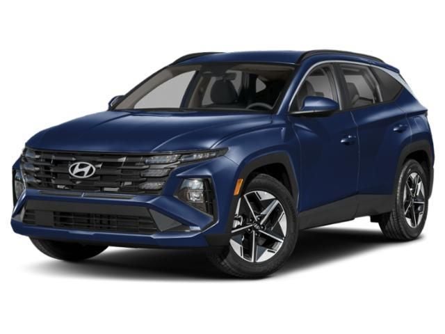 2026 Hyundai TUCSON SEL AWD in Blue — front three-quarter view