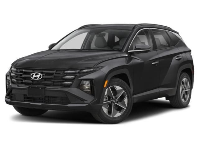 2026 Hyundai TUCSON SEL Premium AWD in Phantom Black — front three-quarter view