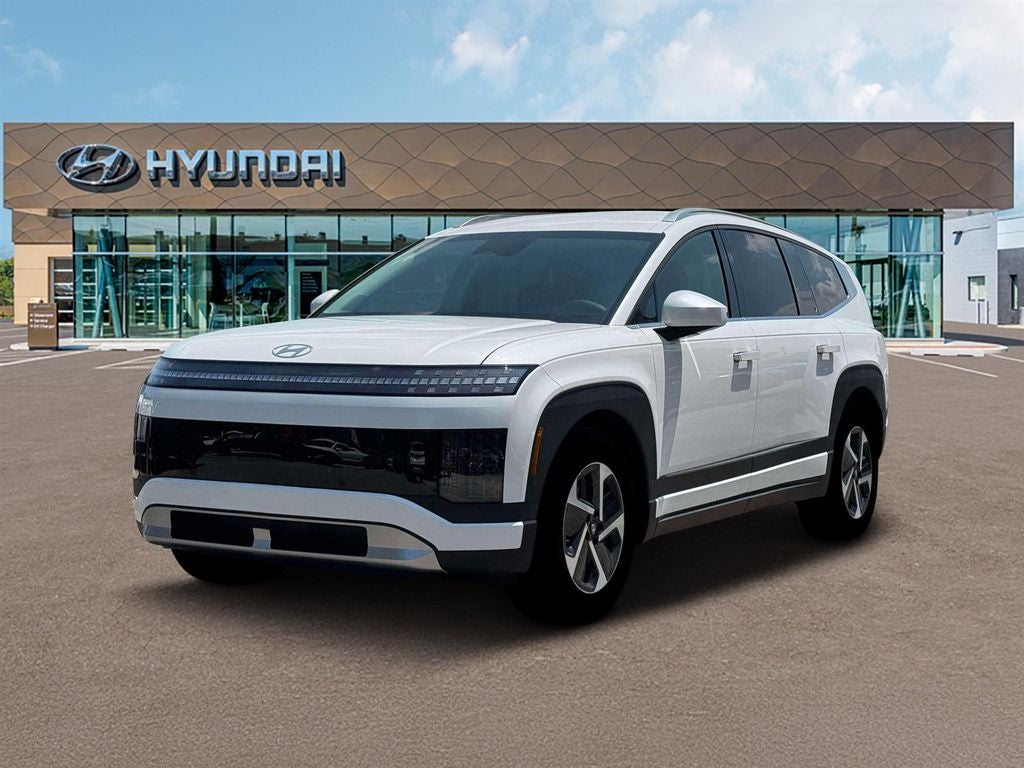 2026 Hyundai IONIQ 9 S in Snow White Pearl — front three-quarter view