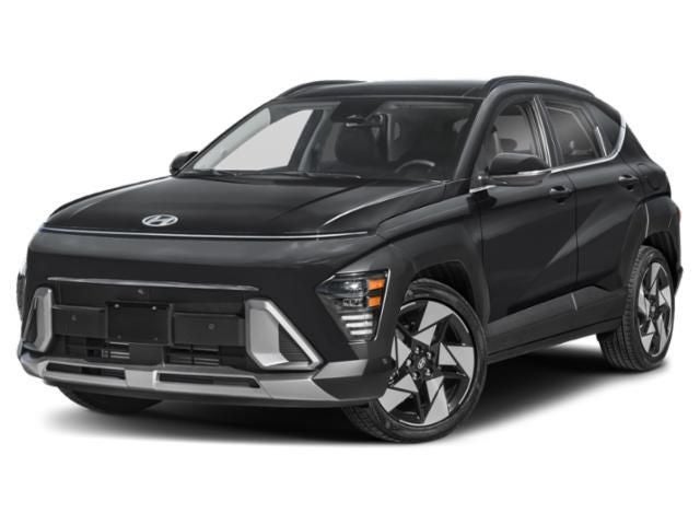 2026 Hyundai KONA Limited AWD in Abyss Black — front three-quarter view