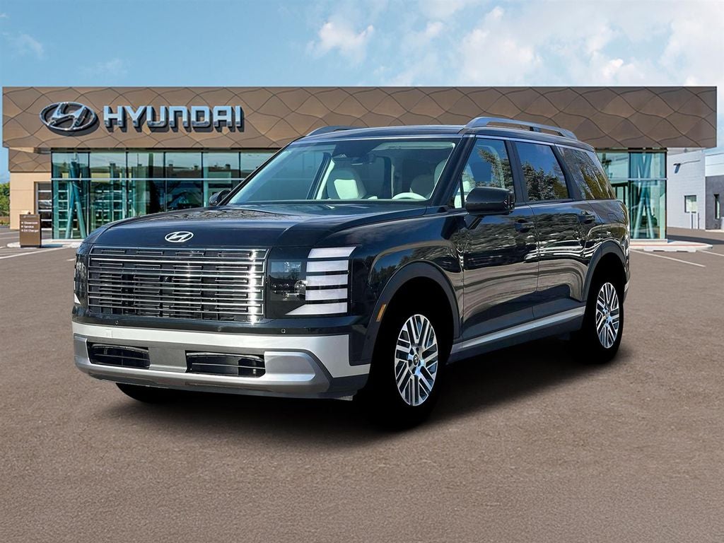 2026 Hyundai PALISADE SEL Premium AWD in Abyss Black — front three-quarter view