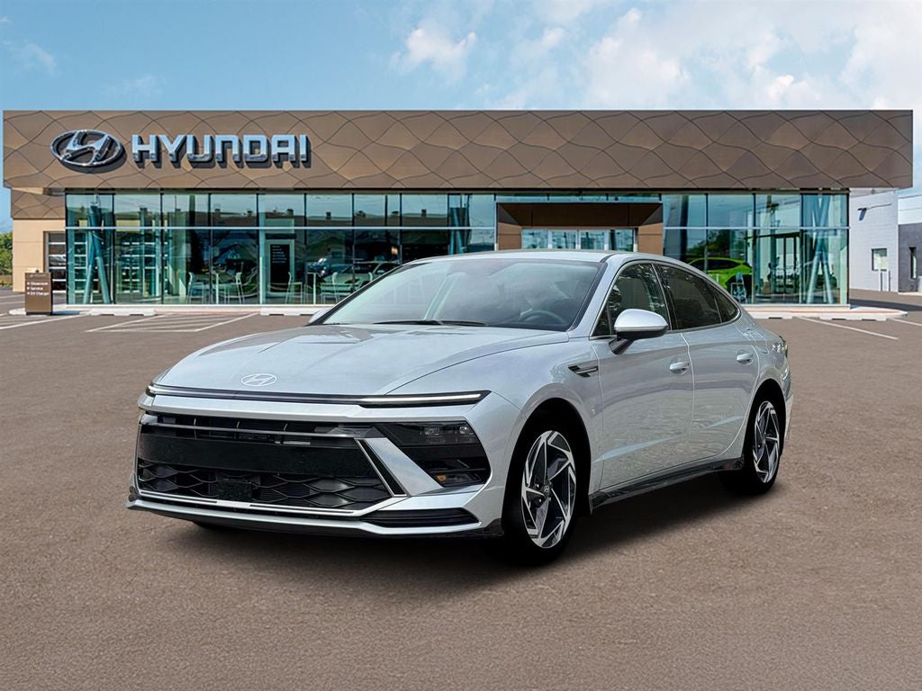 2026 Hyundai SONATA SEL Sport in Silver — front three-quarter view