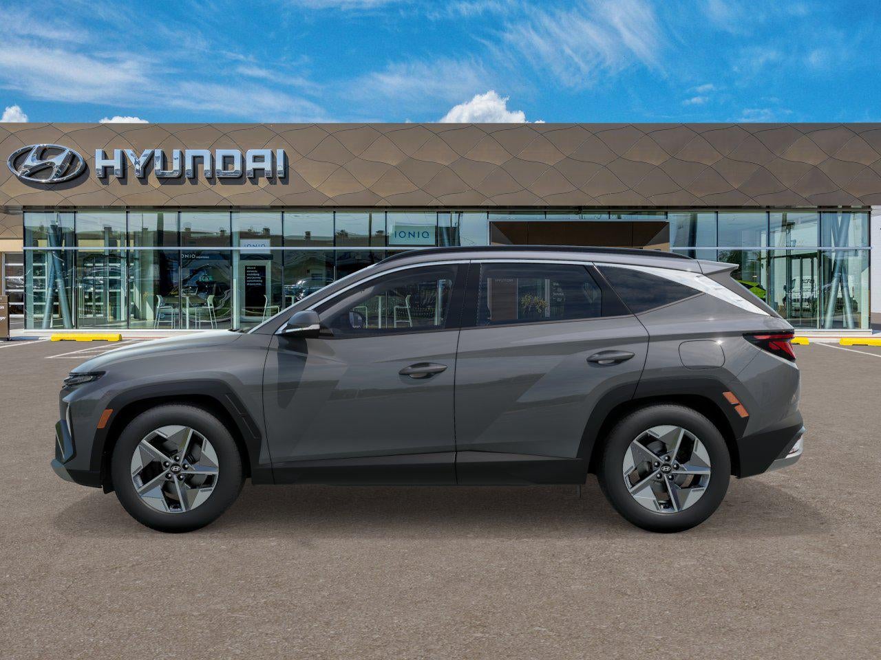 2026 Hyundai TUCSON — rear three-quarter view
