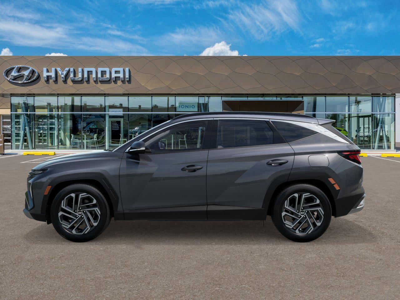 2026 Hyundai TUCSON — rear three-quarter view